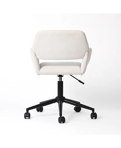 HomeRoots Adjustable Height Swivel Rolling Office Chair
