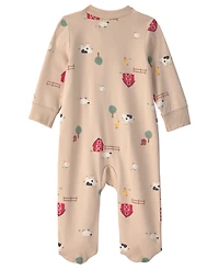 Carter's Baby Boys' Milk and Cookies Cotton 2-Way Zip Sleep & Play
