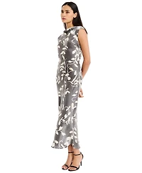 Donna Morgan Women's Sleeveless Printed Midi Dress