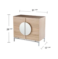 Augusta Home Northdom Bar Cabinet with Wine Storage