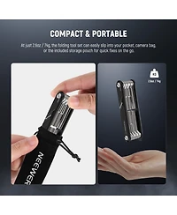 Neewer UA048B Camera Tripod with 10 in for SmallRig Camera Cage Rig Tripod Qr Plate