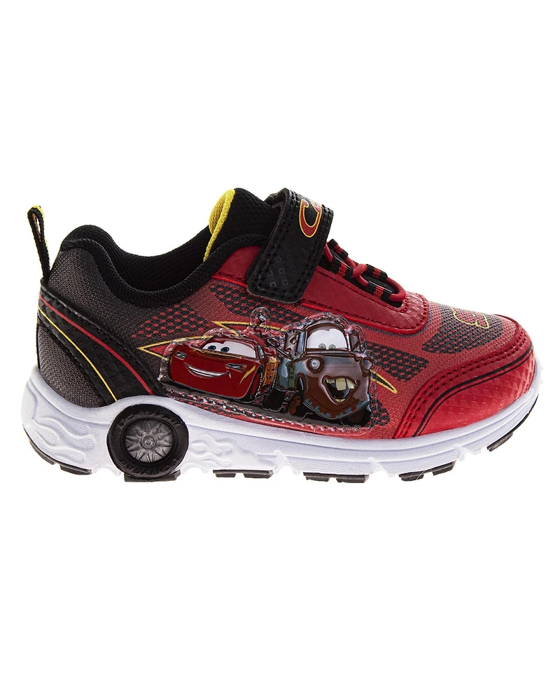 Disney Big Boys (6-12) Pixar Cars Light-Up Sneakers