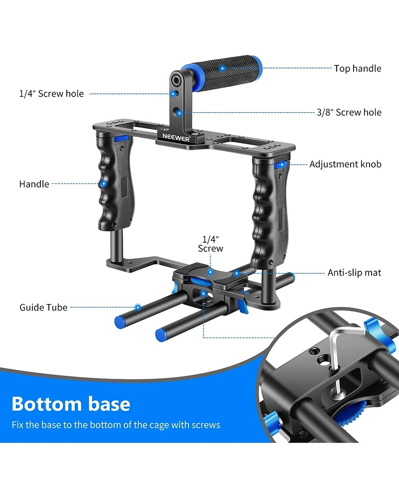 Neewer Camera Mounting Accessory for select Canon, Nikon and Sony cameras