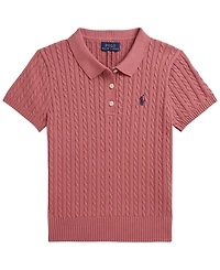 Polo Ralph Lauren Girls' 7-16 Short-Sleeve Sweater