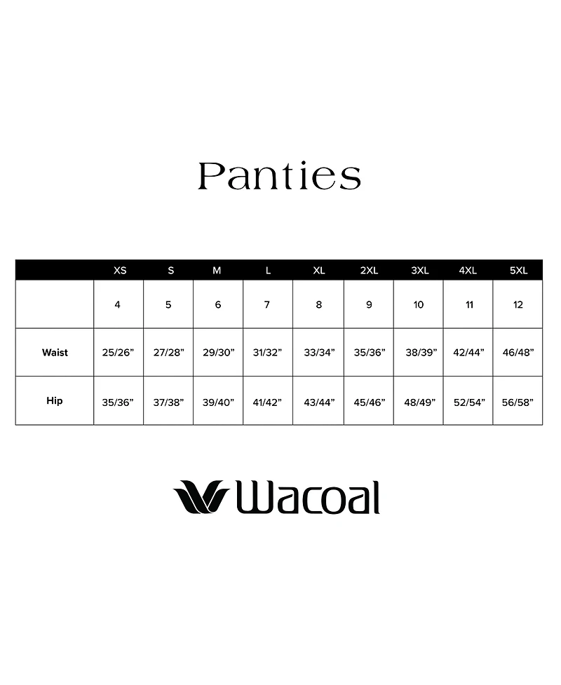 Wacoal Women's High Bar High-Cut Lace Panties
