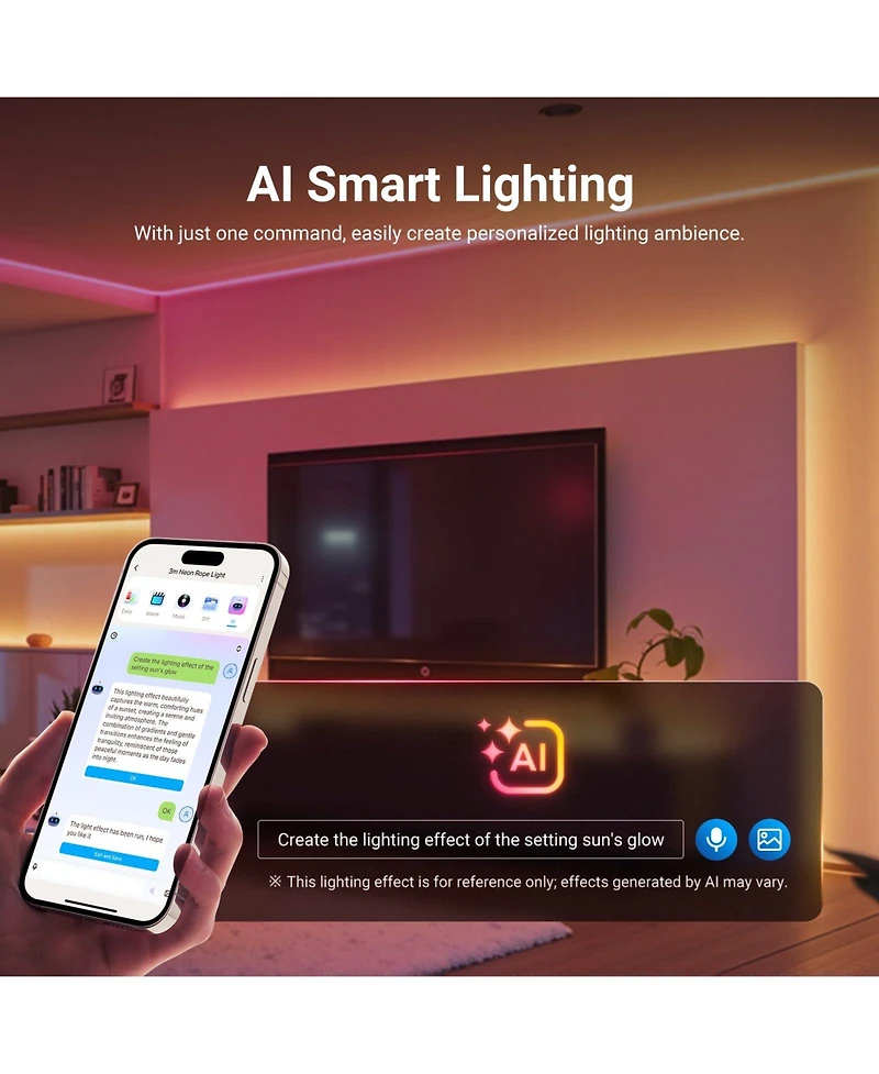 Neewer NS01 Camera and Photo Accessory with 9.84ft, Rgb for Google Assistant Alexa