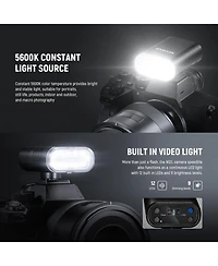 Neewer N12L Camera Flash with 800mAh for select Canon, Nikon and Sony cameras