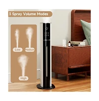 Topteng 2.4 Gal Humidifier with Remote, 48H Runtime, Uv Sterilization & Oil Diffuser