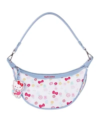 Sanrio Hello Kitty Floral Print Top Zip Shoulder Bag