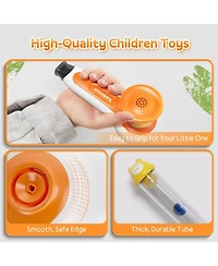 Top Bright 3 in 1 Sensory Toys For Toddler with Whistle Ball Blowing Floating Blow Pipe Balls Fine Motor Skills Learning Toy For Kids