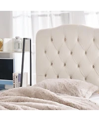 DormCo Tavira Allure Right Side Outlet Headboard - Diamond Tufted