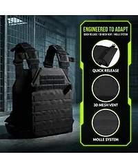 Aofar Weight Vest Adjustable Quick Release Molle Fitness Running