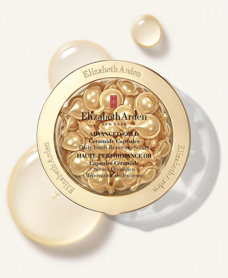 Elizabeth Arden -Piece Advanced Gold Ceramide Daily Youth Restoring Serum Capsules