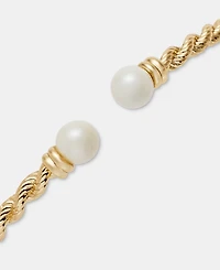 Lauren Ralph Lauren Imitation Pearl Rope Chain Cuff Bracelet