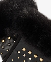 I.n.c. International Concepts Women's Cut and Sew Studded Gloves, Macy's Exclusive