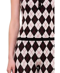 Pcfg Women's Daydreamers Argyle Knit Mini Short