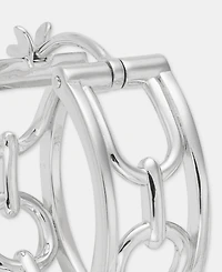 Lauren Ralph Lauren Small Watch Fob Hoop Earrings, 0.8"