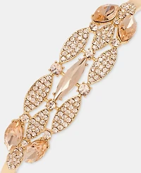Givenchy Crystal Triple-Row Bangle Bracelet