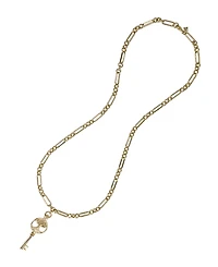 Patricia Nash Key to My Heart Collection Long Necklace