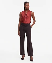 Kasper Petite Modern Compression Slim-Leg Pants