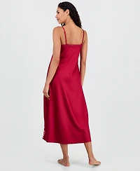 I.n.c. International Concepts Women's Lace-Trim Satin Nightgown, Exclusively at Macy's