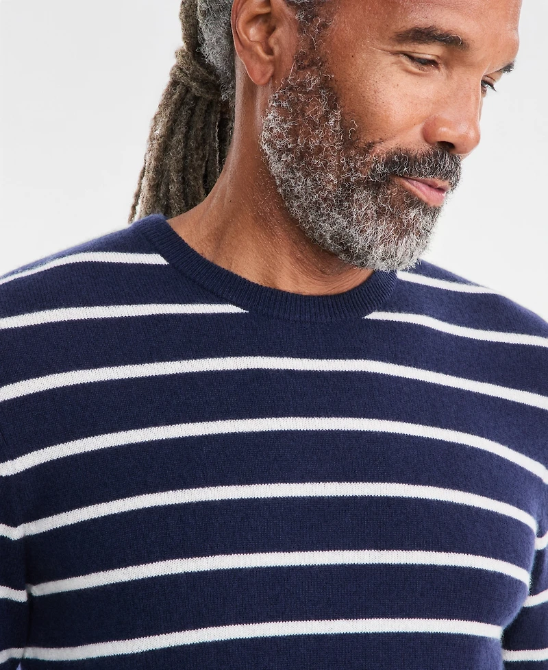 Club Room Men's Cashmere Sailor Stripe Sweater, Macy's Exclusive