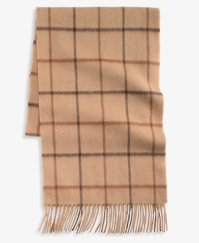 Club Room Men's Windowpane Plaid Scarf, Macy's Exclusive