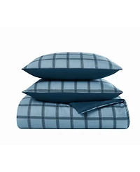 Cannon Luka Grid Plaid 3-Piece Comforter Set