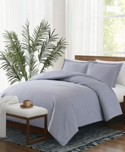 Brooklyn Loom Pinstripe 3 Piece Duvet Cover Sets