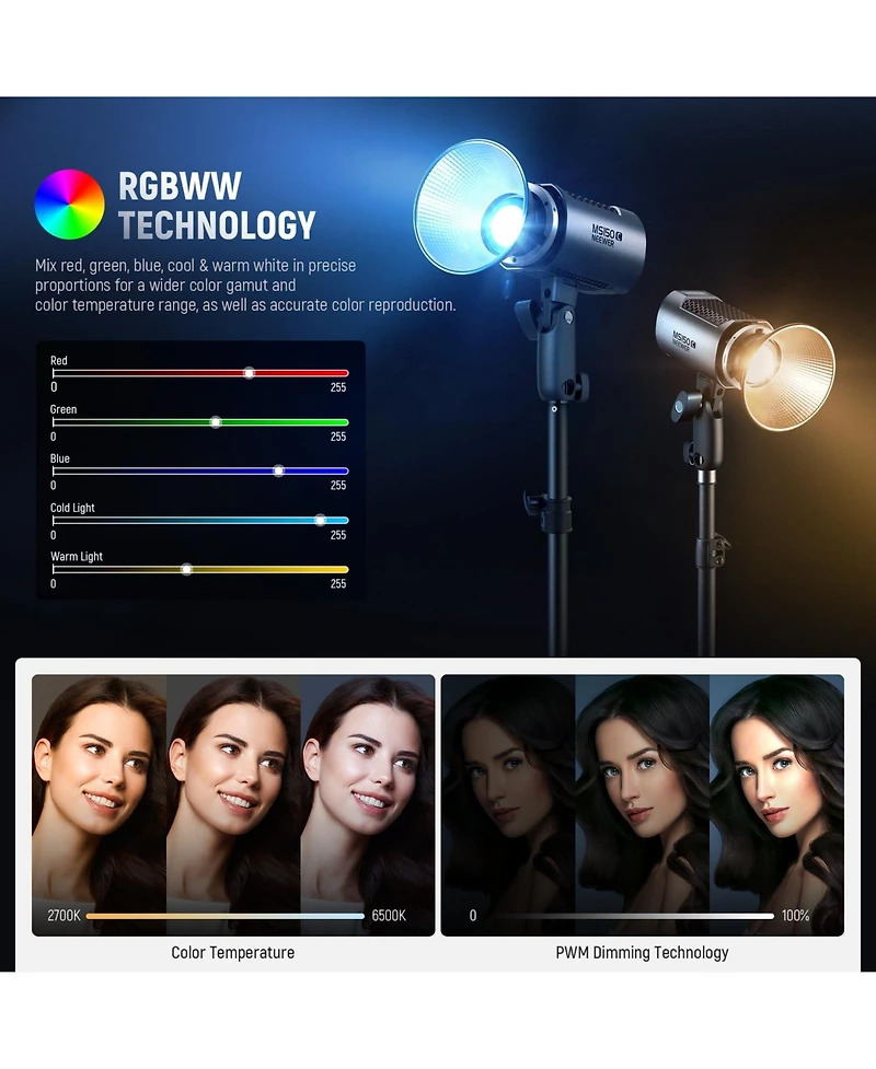Neewer MS150C Led Video Light