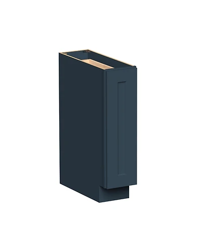 Boyel Living 9 Inch Wide Spice Pantry Cabinet, Ready to Assemble Kitchen Cabinet with Solid Wood Frame, Soft-Close Slides and Hinges