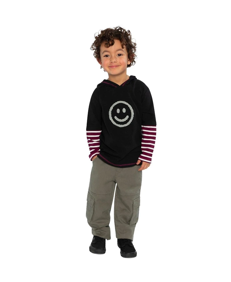 Deux par Deux Baby Boy 12M-24M Twill Pants with Cargo Pockets