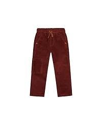 Deux par Baby Boys 12M - 24M Stretch Corduroy Pants with Cargo Pocket