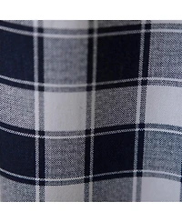 Ellis Curtain Country Check Tailored With 1.5inch Rod Pocket Window Tiers