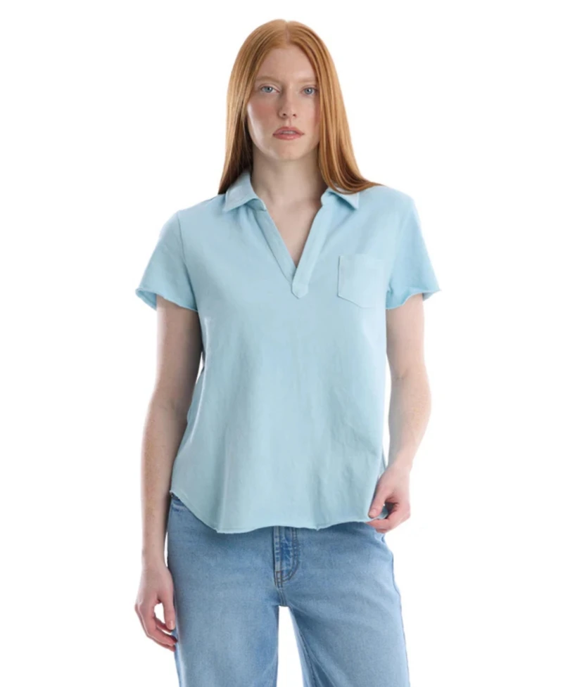 Wilt Women's Clothing Chest Pocket Polo Tee