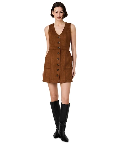 French Connection Women's Laney V-Neck Sleeveless Mini Dress