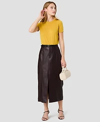 French Connection Women's Madeline Fitted Midi Skirt