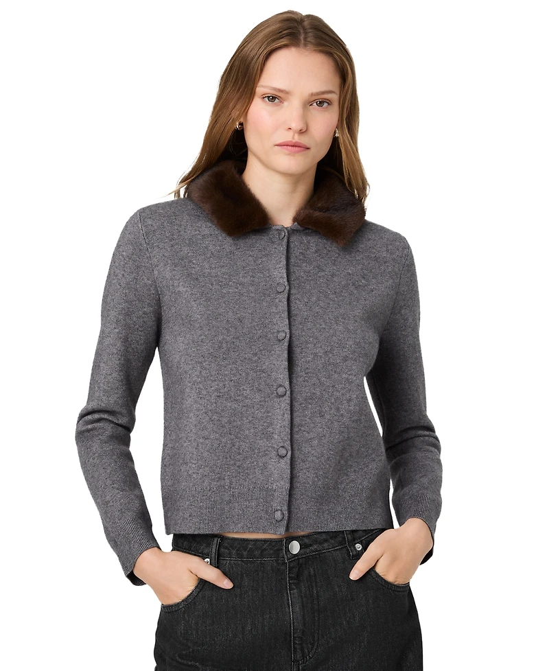 French Connection Women's Sloane Collar Button-Front Cardigan