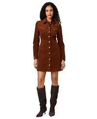 French Connection Women's Casey Collared Long-Sleeve Mini Dress