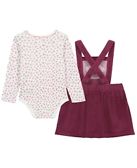 Tommy Hilfiger Baby Girls' Bodysuit and Jumper, 2-Piece Set