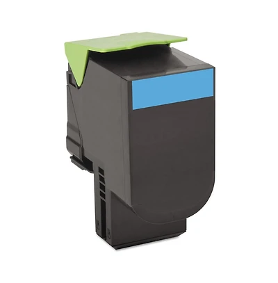 Lexmark 80C1XC0 4000 Page-Yield Return Program Toner - Cyan