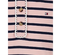 Tommy Hilfiger Girls' 7-16 Striped Polo Collar Dress