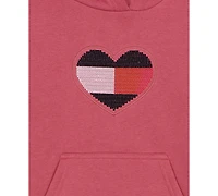Tommy Hilfiger Girls' 7-16 Fleece Popover Hoodie