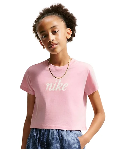 Nike Sportswear Girls' 7-16 Cropped Short-Sleeve T-Shirt