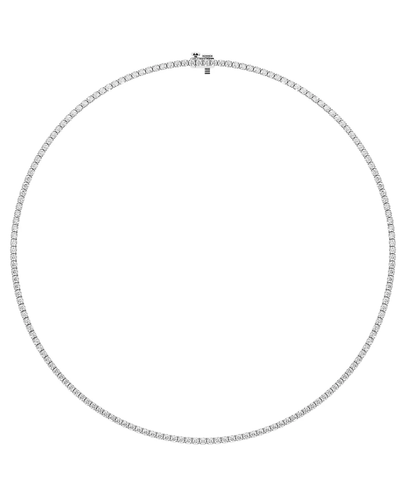 Forever Grown Diamonds Lab-Grown Diamond Necklace (8 ct. t.w.) in Sterling Silver