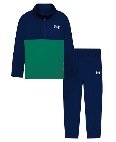Under Armour 2T-7 Long-Sleeve Top and Jogger Pants, 2-Piece Set