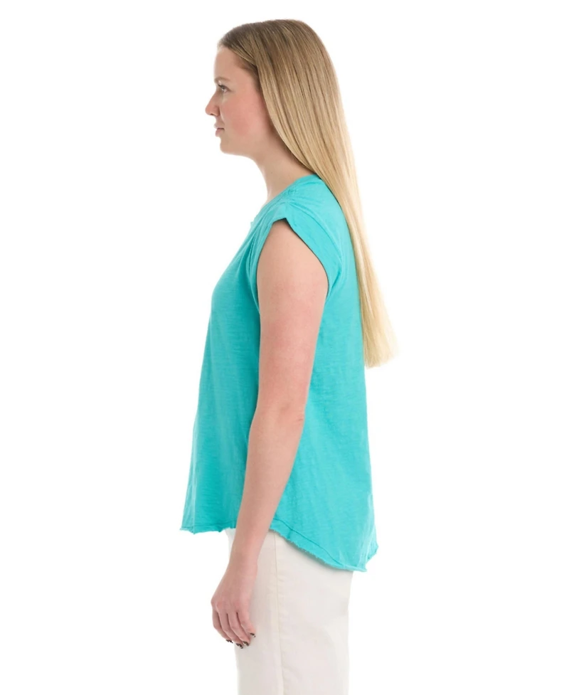 Wilt Women's Ruched Shoulder Tee