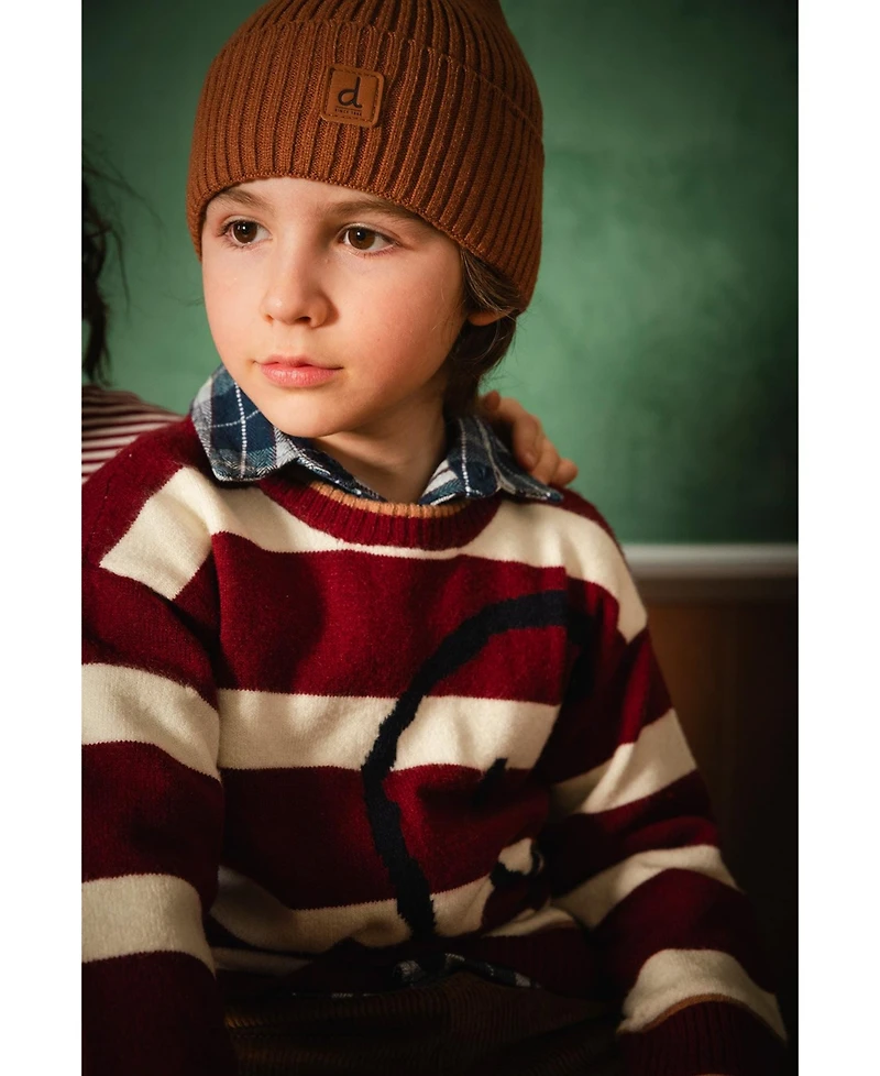 Deux par Toddler Boys (2T-5T) Knit Sweater Striped