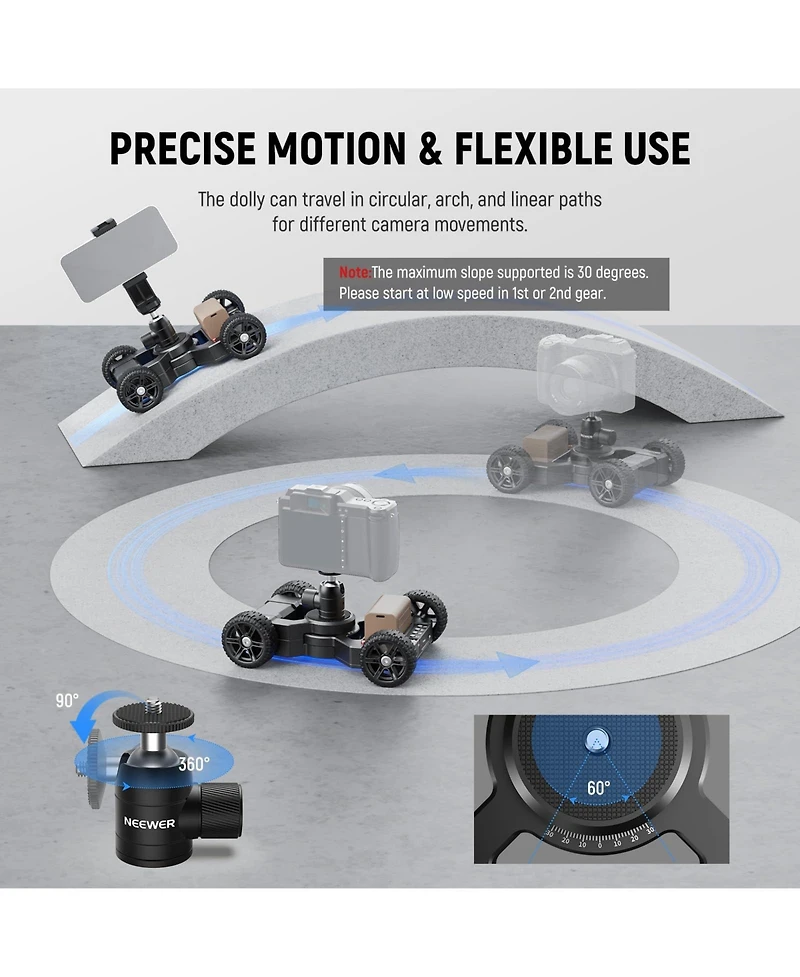 Neewer DL400 Camera and Photo Accessory for select iPhone and Android mobile devices