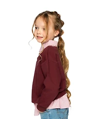 Deux par Girls (2T-5T) Fake Two Layer Sweater